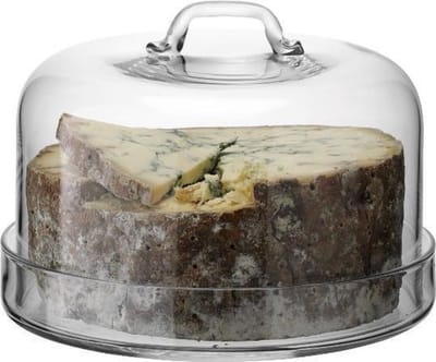 L.S.A. - Serve Serveerplateau met Stolp ø 24 cm - Glas - Transparant -