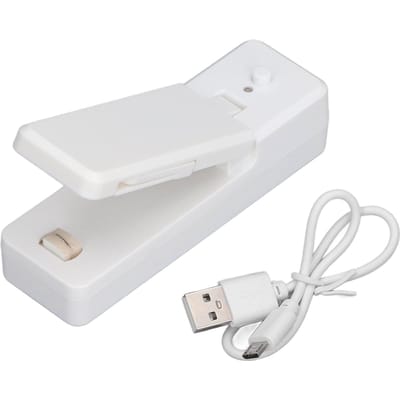 Draagbare Mini Zaksealer met Magneet USB Opladen Plastic Zak Sealer voor Thuiskeuken