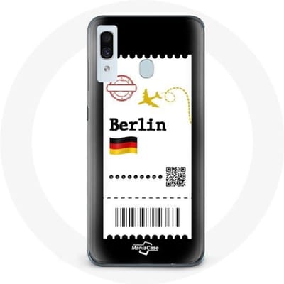 Coque pour Samsung Galaxy A20 Billet d'avion Berlin