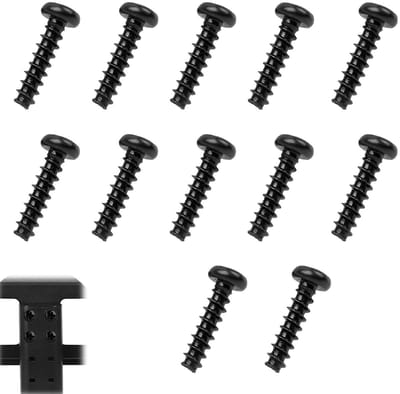 Zelftappende Schroeven M4 x 12mm 12 Stuks voor TV Beugel, Meubelmontage en Vervangonderdelen voor Standaard