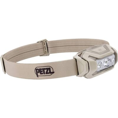 Petzl ARIA® 2 RGB Desert Hoofdlamp LED werkt op batterijen, werkt op Li-ion oplaadbare batterij of batterijgevoed 450 lm 100 h