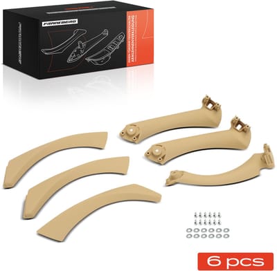 Frankberg 6x Binnendeurgreep voor BMW 3er Cabrio Coupé E90 E93 E92