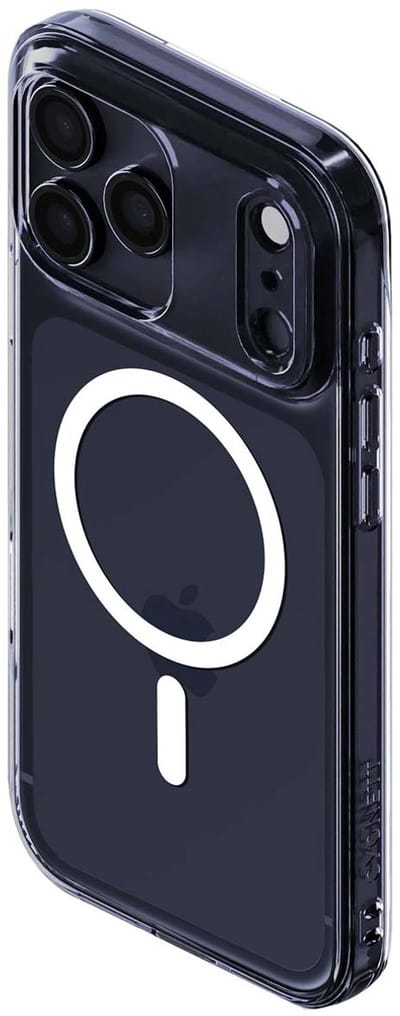 Cygnett, Hoesje geschikt voor iPhone 17 Pro - AeroMag TPU MagSafe & Anti-Shock, Transparant