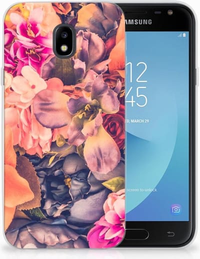 Samsung Galaxy J3 2017 TPU Case Bosje Bloemen
