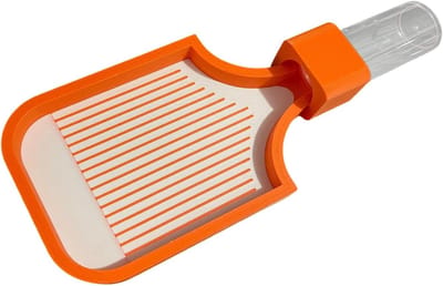 Strass organisator dienblad - Knutsel organizer - Kralen sorteren - Compact creatief ontwerp - 123 x 7 cm - Oranje