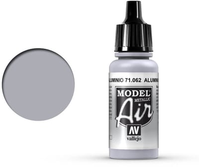 Vallejo Hobbyverf Acrylverf - 71062 Model Air Aluminium - Acryl Verf flesje