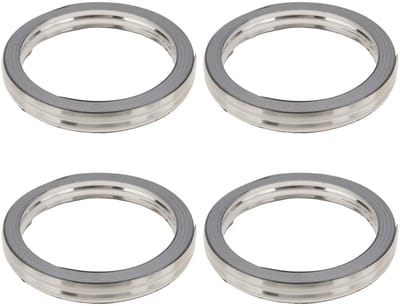 Dailygoods- Uitlaatpakking 40x31x5mm - 4x Uitlaatpakking - Hittebestendig - Lekpreventie - Compatibel met Yamaha YBR 125 (EFI) 2007-2014 - Betrouwbaar materiaalcomposiet - Uitlaatdichting