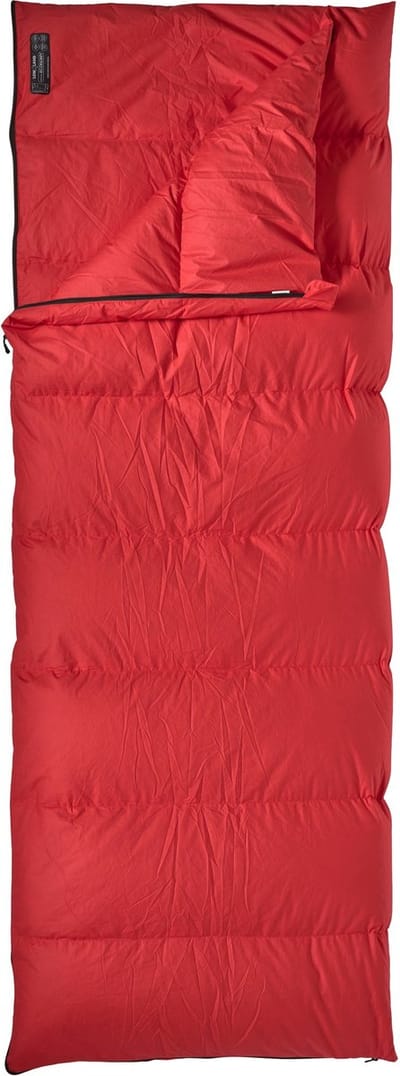 LOWLAND OUTDOOR Donzen slaapzak - Companion Economy - 210x80 cm - Rood