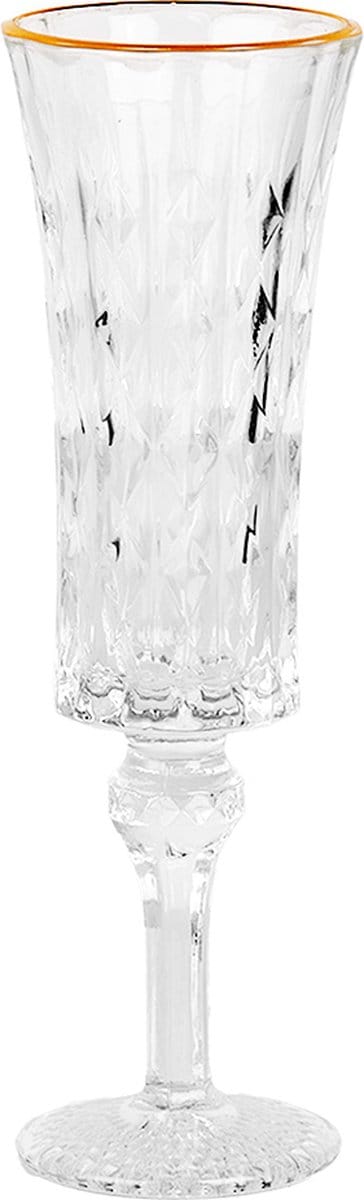 Clayre & Eef Champagneglas 100 ml Transparant Glas