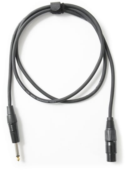 DAP Audio Microfoon Kabel - Female XLR naar Jack Mono - 1,5m (Zwart)