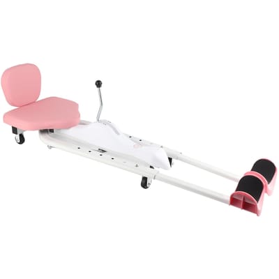 Écartateur de Jambes Réglable Robuste Machine d'Écartement de Jambes avec Roulettes pour Adultes Enfants