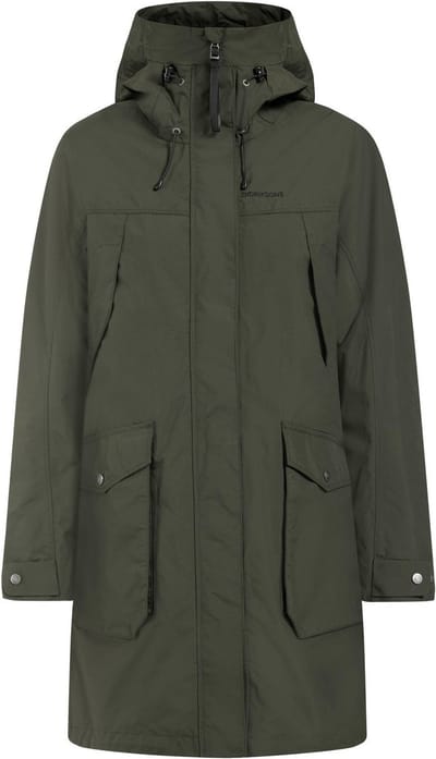 Didriksons THELMA WNS PARKA 10 Dames Outdoorjas - Deep Green