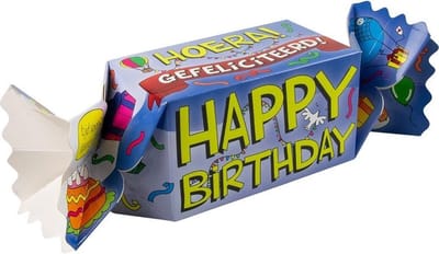 Kado/Snoepverpakking Nieuw - Happy birthday