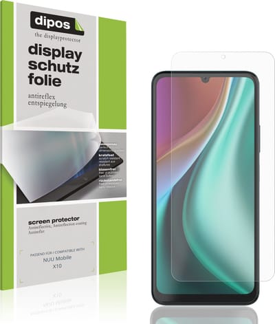dipos – 4x Matte Beschermfolie geschikt voor NUU Mobile X10 | Krasbestendige & antireflecterende Screenprotector Ultra-Thin