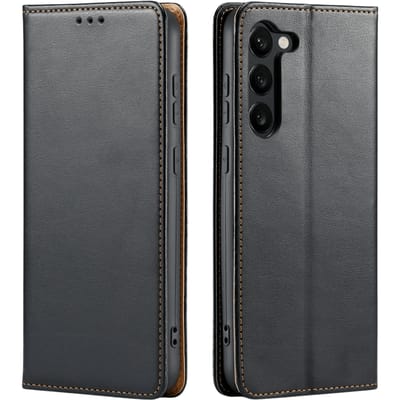 Fierre Shann Samsung Galaxy S24 Plus Slim Wallet Hoesje Zwart