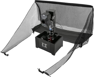 Automatische Tafeltennisballenmachine met Net, Ideaal voor Training en Gym, 32 x 24.5 x 52.5 cm, Perfect voor Verbetering van Techniek en Snelheid