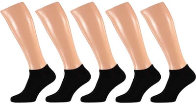 Apollo enkelsokken - 10x Paar - zwart - heren/dames - sneakersokken - maat 41-46