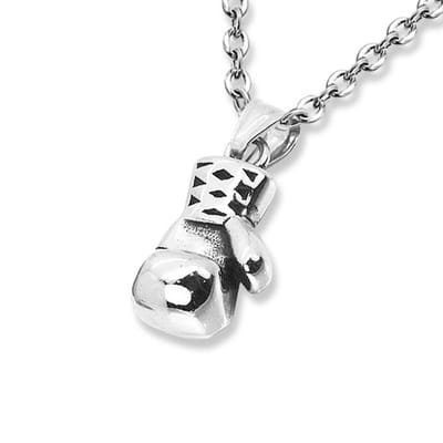 Amanto Ketting Arkam - 316L Staal - Sport - Bokshandschoen - 29x15mm - 60cm
