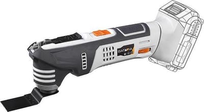 Batavia Accu 18V Oscillerende Multitool - Excl. Accu en Oplader - Instelbare snelheidsinstelling - Stofzuigadapter - Geschikt voor zagen, schuren, schrapen en sijpen - Maxxpack