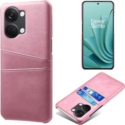 Coverup Hoesje - Geschikt voor OnePlus Nord 3 Hoesje - Coverup Dual Card Back Cover - Rose Gold