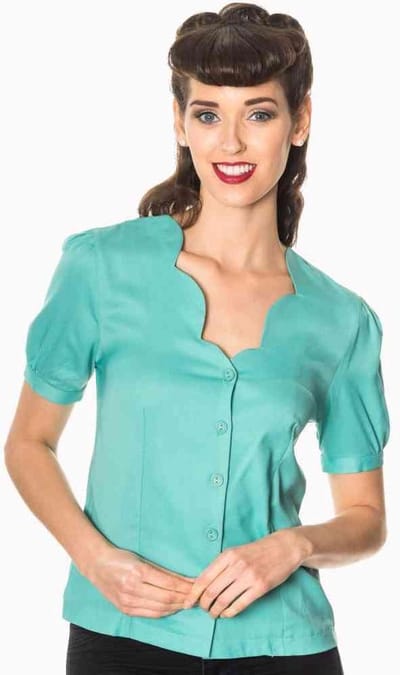 Dancing Days - MAKE MELODIES Blouse - XS - Groen