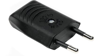 Benson Euro Stekker - Plat - 2.5A 230V - Zwart