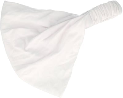 Haarsoires Haarband 3-in-1 - Jersey Stof - Wit - Comfortabel Jersey - Casual & Sportief