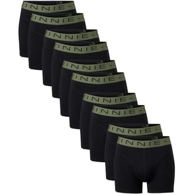 Vinnie-G Boxershorts - 10 stuks - Black Forest - Maat S - Heren Onderbroeken - Geen irritante Labels - Katoen heren ondergoed
