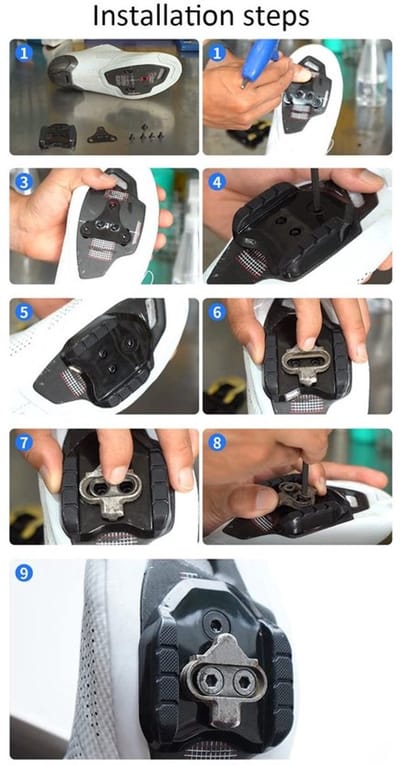 Zeynomax - Schoenplaatjes - Fietspedaaladapter - Gelijkmatige ondersteuning - 4