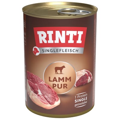 RINTI Singlefleisch 6 x 400 g - Sensible Puur Mixpakket