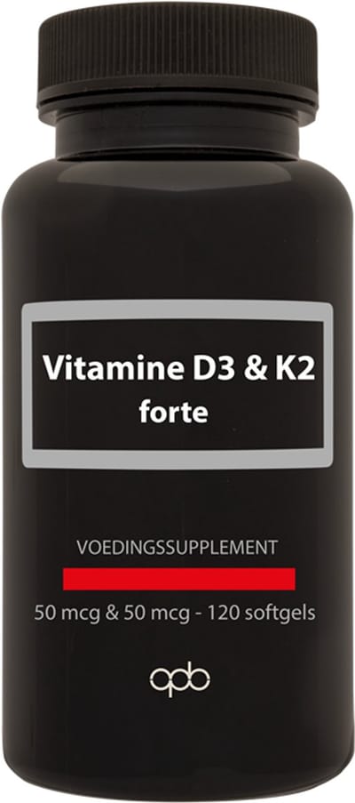 APB Holland Vitamine D3 50mcg & K2 50mcg forte 120 Softgels