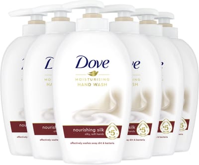 Dove Handzeep Nourishing Silk - 6 x 250 ml - Voordeelverpakking
