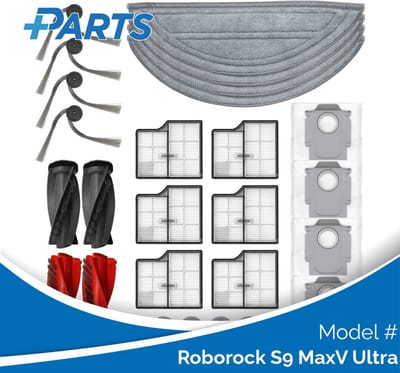 Roborock S9 MaxV Ultra Onderhoudsset (Plus.Parts® alternatief voor 8.02.0403)