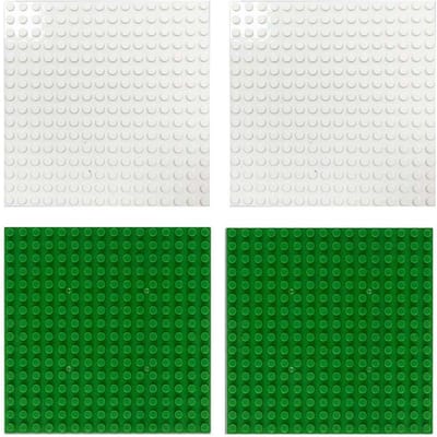 16x16 Blokkenbasisplaat 4 stuks Werkt Met featuring Mainstream s Play KINDEREN'S Creativiteit Speelgoed Bevestigingen 4pcs16x16