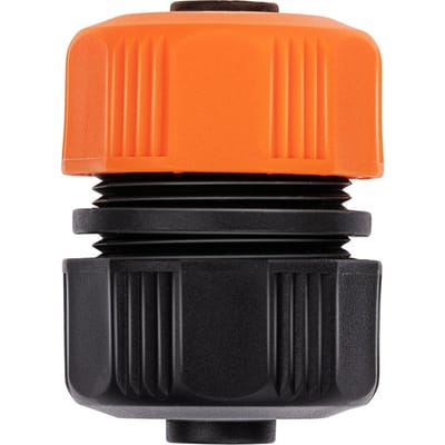 BLACK+DECKER Slangverbinder 1/2" - 13 ⌀ MM - Tuinslangkoppeling - Zwart/Oranje