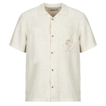 Deeluxe Zaltor Overhemd Met Korte Mouwen Beige XL Man