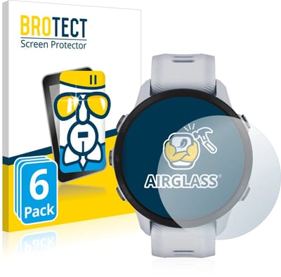 Screenprotector 6 Stuks voor Garmin Forerunner 955 Beschermglas transparant