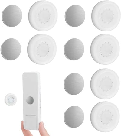 Afstandsbedieninghouders voor aan de muur - 6 stuks, magnetisch, zonder boren, ideaal voor thuis, kantoor en school, ruimtebesparend en praktisch