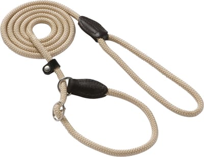 Hunter Retrieverlijn met Stop Freestyle - 10 mm x 170 cm - Beige