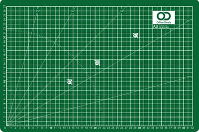 Snijmat A3 - 45 x 30 cm - Groen