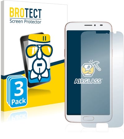 Screenprotector 3 Stuks voor Doro 8080 Beschermglas transparant
