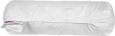 Homescapes nekrol kussen – 40×15 cm – eendenveren nekkussen – OEKO-TEX® katoen – machinewasbaar – RDS-gecertificeerd