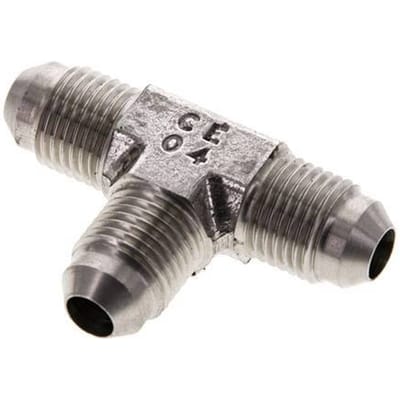 JIC T-koppeling UNF 1/2''-20 Buitendraad RVS 275 bar (3863.75psi)