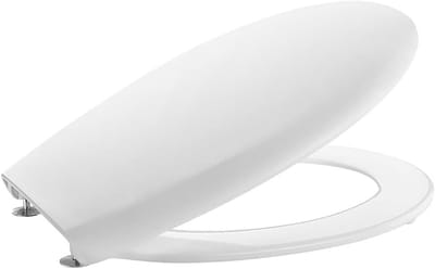 WC-bril van Supralit met scharnieren van roestvrij staal - 446 mm lang, 360 mm breed