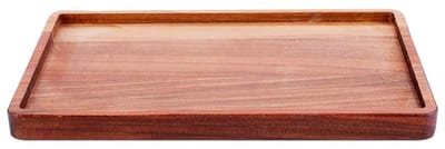 Bowls and Dishes Pure Walnut Wood | Duurzaam | Serveertray rechthoekig M 24 x 14,5 cm | walnoot hout | BBQ cadeautip!
