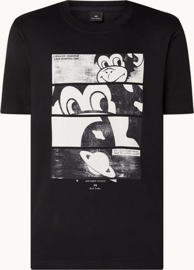 PS Paul Smith T-shirt met Opdruk - Zwart - Maat M