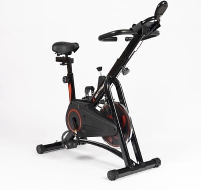 Mobiclinic Makalu - Hometrainer - Vliegwiel 10 kg - Verstelbaar - Cyclo Indoor - Met wielen - LCD-display - Max. 120kg