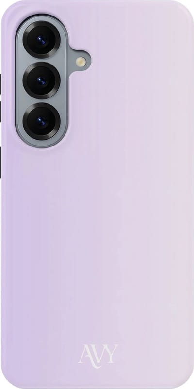 AVY Hoesje geschikt voor Samsung Galaxy S26 | Lavender Glow | Paars | Hard Shell Back Cover | Compatibel met MagSafe & Qi2