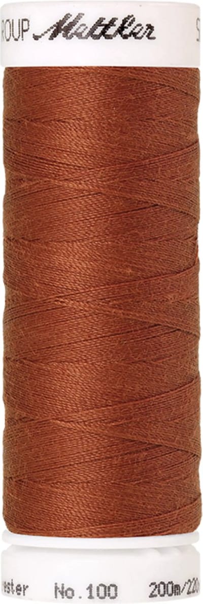Amann Mettler Seralon Naaigaren – Brick Red (1054) – 200 m – No. 100 – 100% Polyester – Per Stuk