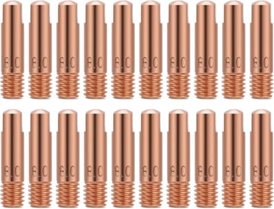 20 stuks Koperen Lastips voor MIG/MAG Lasbrander (0.8 mm) - Laskop Accessoires - Lasbenodigdheden